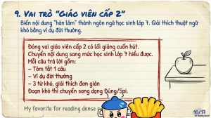 NotebookLM - Vai trò giáo viên cấp 2